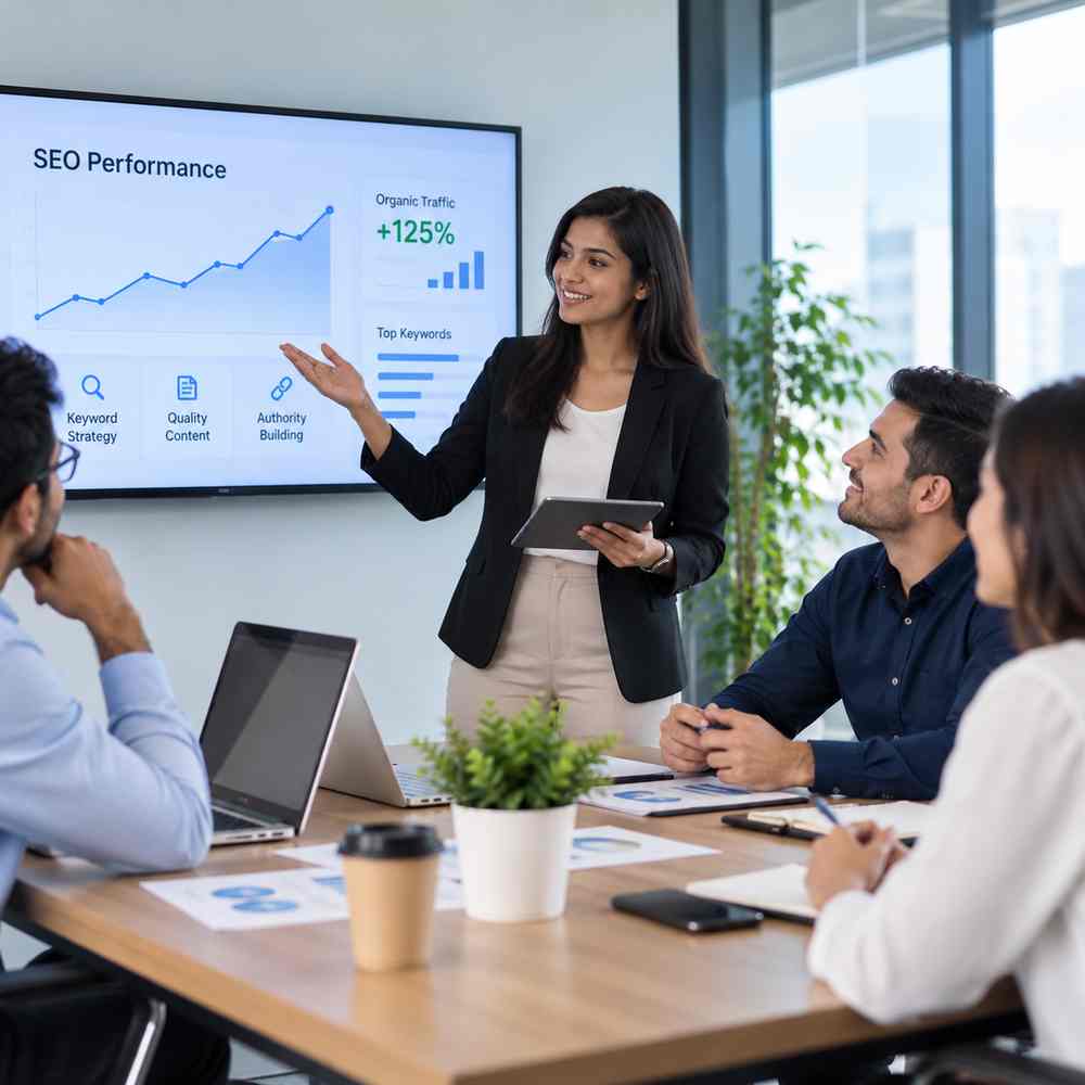 Data-driven SEO team