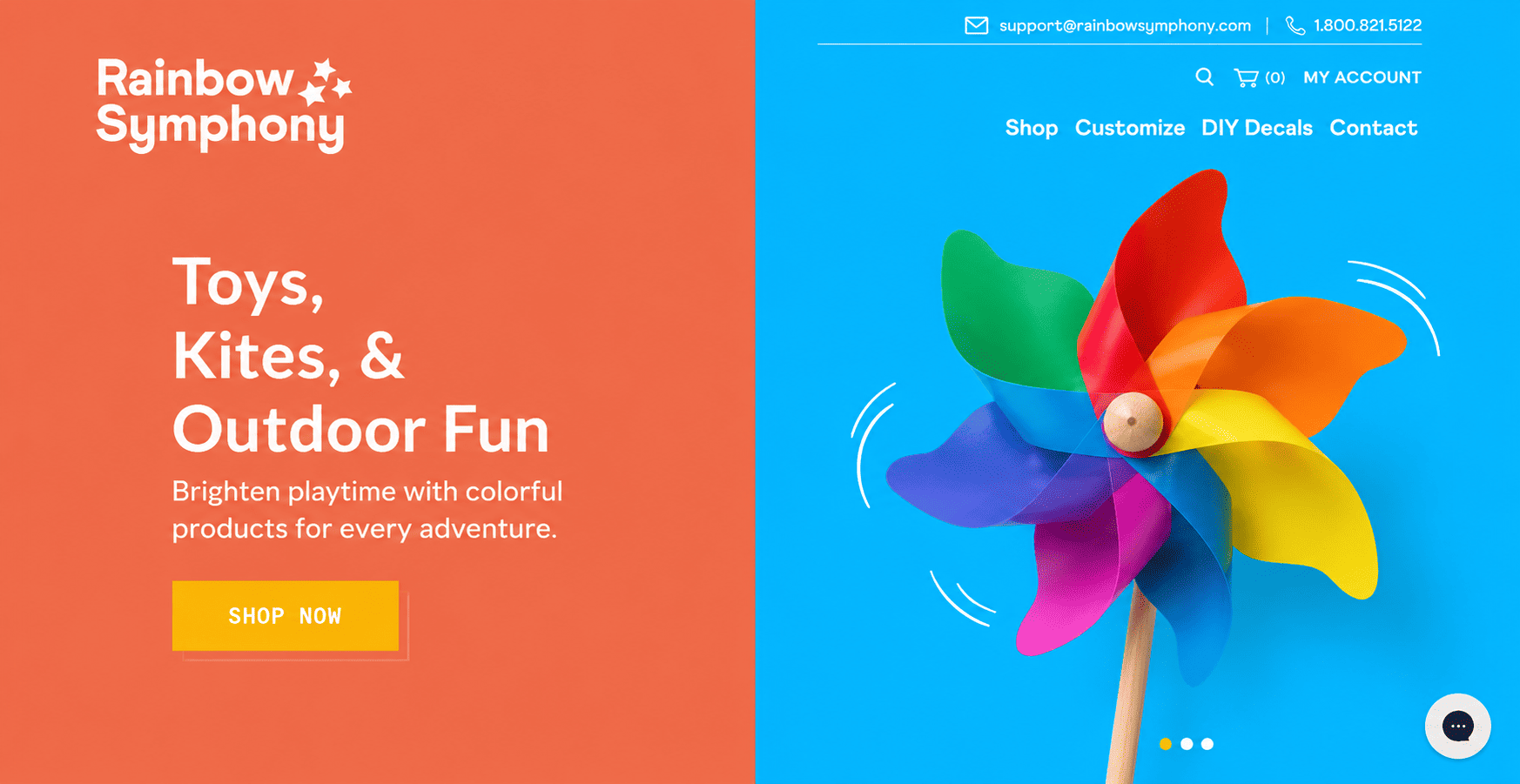 Rainbow Symphony website case study